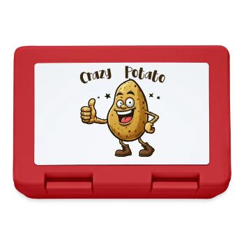Crazy Veggies: Potato thumbs up - Brotdose - Rot - Vorne