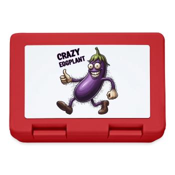 Crazy Veggies: Eggplant Hairy Power Walker - Brotdose - Rot - Vorne