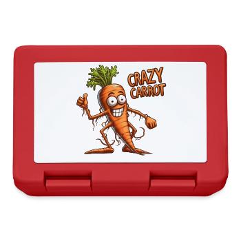 Crazy Veggies: Carrot Thumbs Up - Lunchbox - red - Front