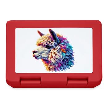 Alpaca - Lunchbox - red - Front