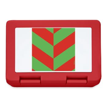BLOW UP MOVIE: POP ART CUSHION 'DIAGONAL OP ART' - Lunchbox - red - Front