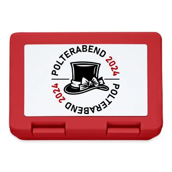 Polterabend 2024 - Brotdose - Rot - Vorne