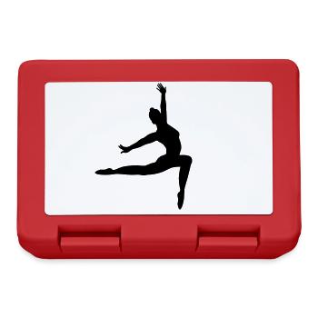 Ballet with gymnastics - Lunchbox - red - Front