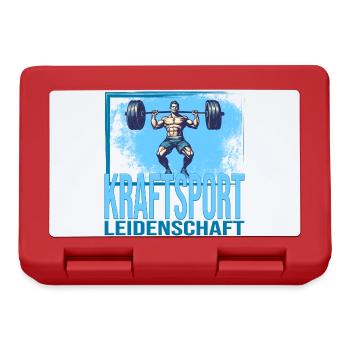 Kraftsport Leidenschaft - Brotdose - Rot - Vorne