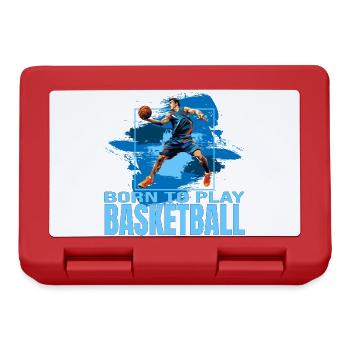 Born to play - Basketball - Brotdose - Rot - Vorne