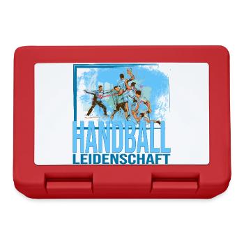Handball Leidenschaft - Brotdose - Rot - Vorne