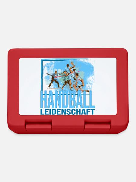 Handball Leidenschaft - Brotdose - Rot
