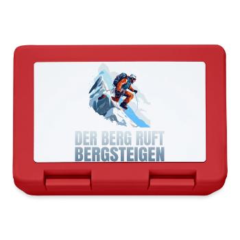 Der Berg ruft - Brotdose - Rot - Vorne