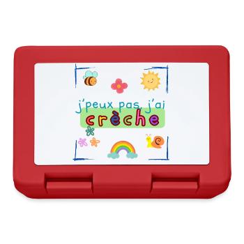 I can't, I have a nursery - Lunchbox - red - Front