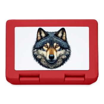 Wolf - Lunchbox - red - Front