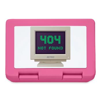 CRT Design - 404 Not found - Lunchbox - pink - Front