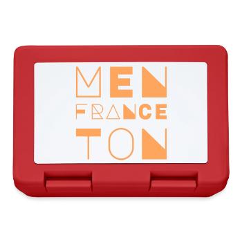 Menton France - Lunchbox - red - Front