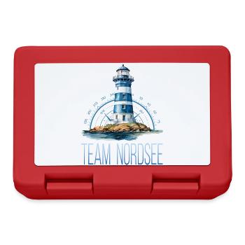 Team Nordsee - Brotdose - Rot - Vorne