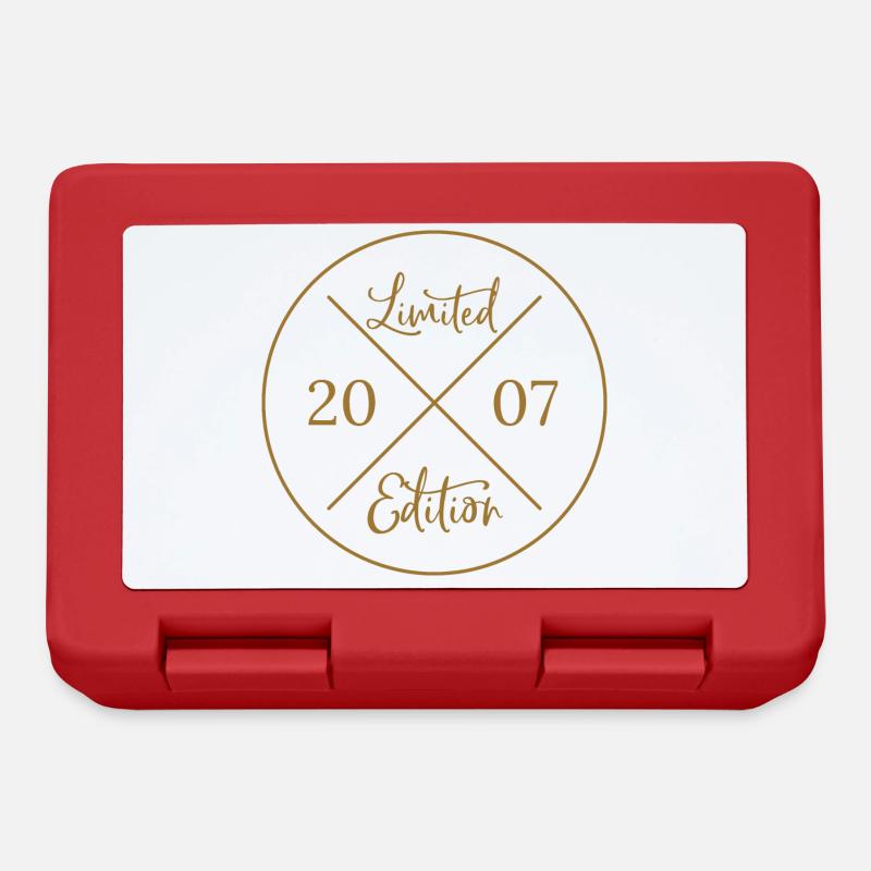 Gift 19th Birthday - Limited Edition 2007 - Lunchbox - red