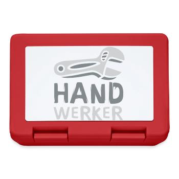Artisan Comic Design with Wrench - Lunchbox - red - Front
