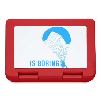 Skydive Paragliding - Brotdose - Rot - Vorne