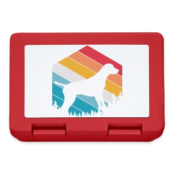 German Pointer Dog German Shorthair - Lunchbox - red - Front