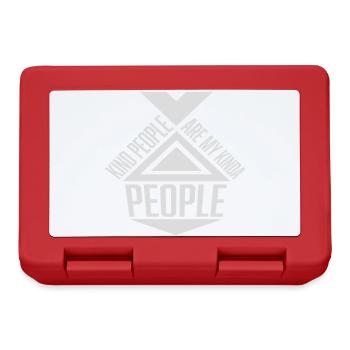 Kind People Are My Kinda People Friendliness - Lunchbox - red - Front