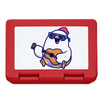 Penguin Guitar Beach Jam - Brotdose - Rot - Vorne