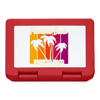 Flamenco Beach Puerto Rico - Brotdose - Rot - Vorne