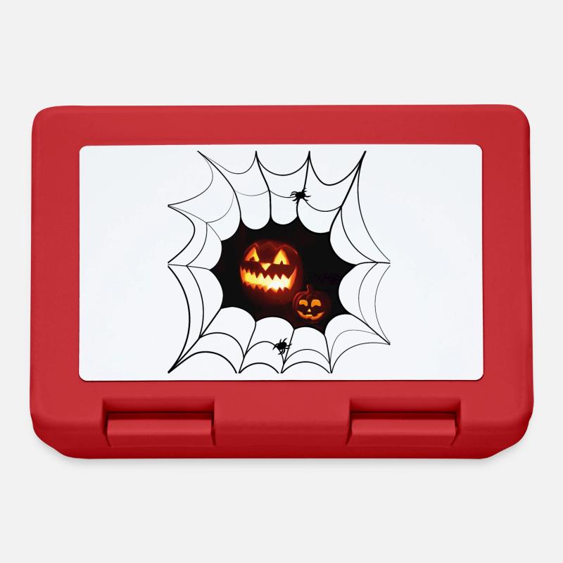 Luminous pumpkin smiling pumpkin - Lunchbox - red