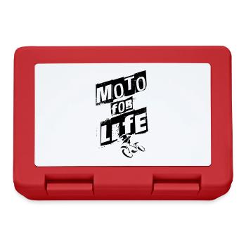 Moto for life - Lunchbox - red - Front