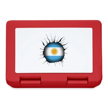 Argentine - Boîte à goûter - rouge - Devant