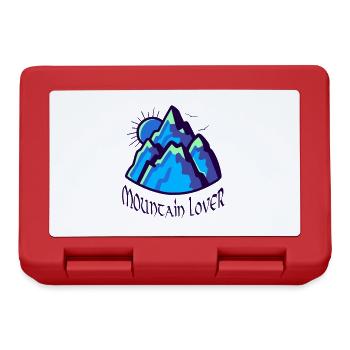 Mountain lover - Boîte à goûter - rouge - Devant
