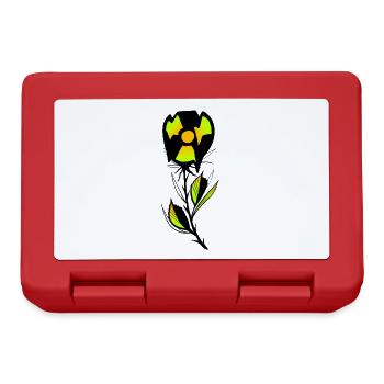 Coloured radioactive plant - Lunchbox - red - Front