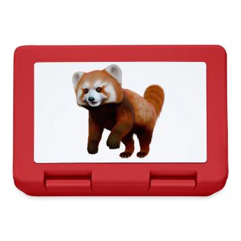 Petit panda - Boîte à goûter - rouge - Devant