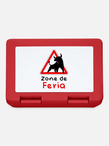 Zone de Feria - Boîte à goûter - rouge