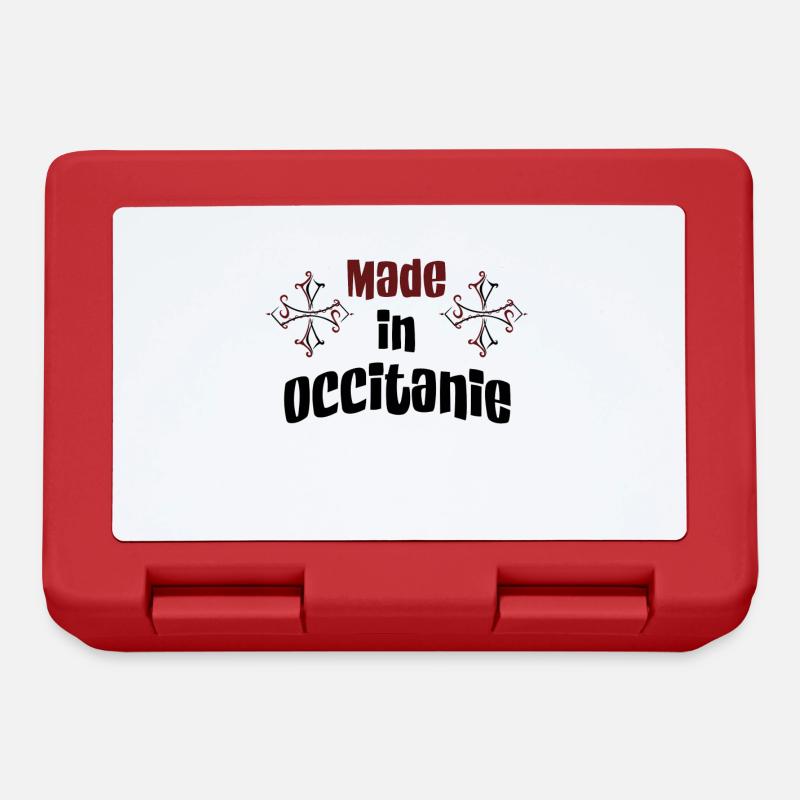 Made in Occitanie - Boîte à goûter - rouge