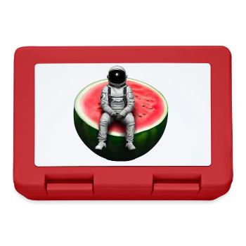 Astronaute sur pastèque - Boîte à goûter - rouge - Devant
