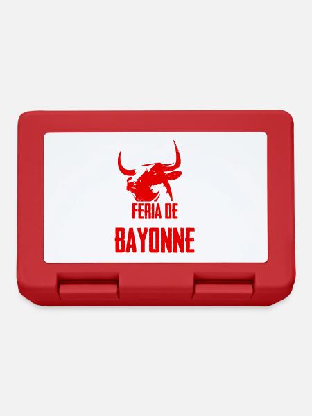 Feria de Bayonne - Boîte à goûter - rouge