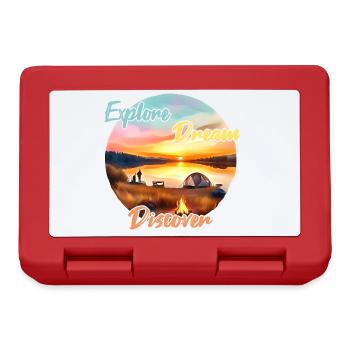 Camping Aventure Explorer Dream Discover - Boîte à goûter - rouge - Devant