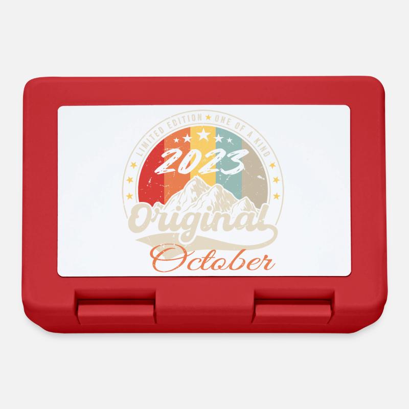 Octobre 2023 Cadeau Anniversaire - Octobre 2023 - Boîte à goûter - rouge