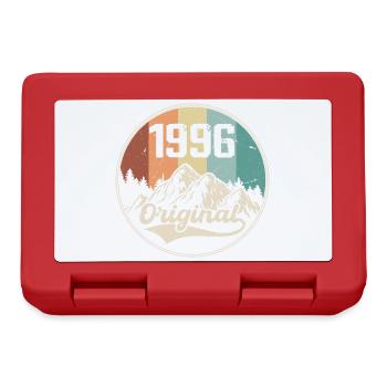 Original 1996 Geburtstagsgeschenk - 1996 - Brotdose - Rot - Vorne