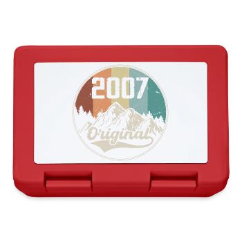 Original 2007 Cadeau D'anniversaire - 2007 - Boîte à goûter - rouge - Devant