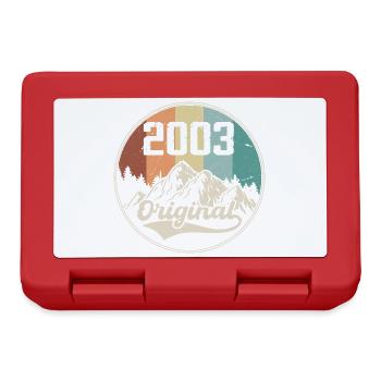 Original 2003 Birthday Gift - 2003 - Lunchbox - red - Front