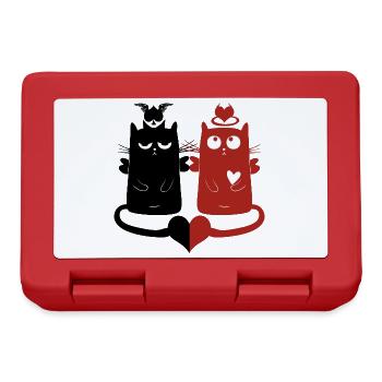 Angels and devils - Lunchbox - red - Front