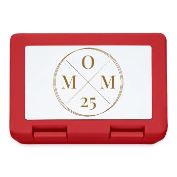 Mom 25 Baby Mom Mother's Day Gift Mom 2025 - Lunchbox - red - Front