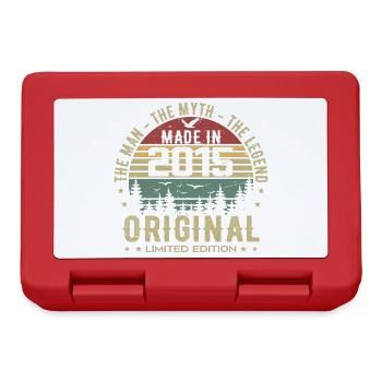 Original 2015 Retro 2015 Birthday Gift 2015 - Lunchbox - red - Front