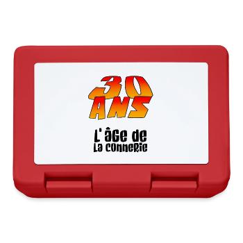 30 years, anniversary - Lunchbox - red - Front