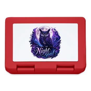 Owl Night of the Starry Souls - Lunchbox - red - Front