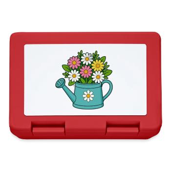 Bouquet of Flowers Watering Can - Lunchbox - red - Front