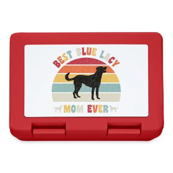 Best Blue Lacy mom ever dog lovers vintage retro - Brotdose - Rot - Vorne