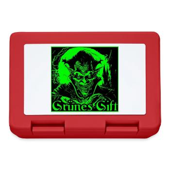 Dracula, grünes Gift - Brotdose - Rot - Vorne
