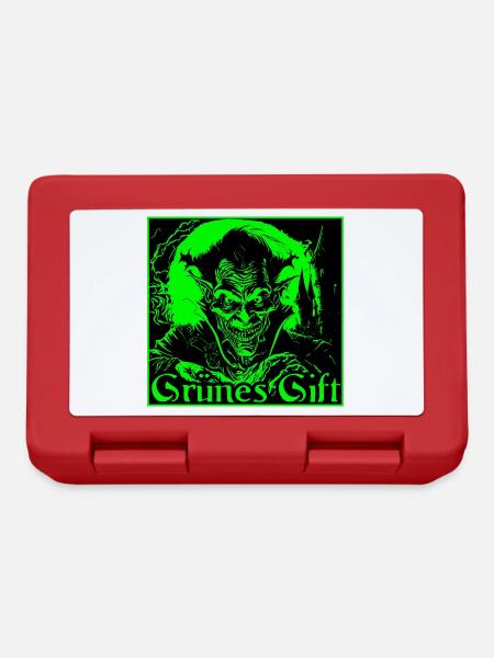 Dracula, grünes Gift - Brotdose - Rot