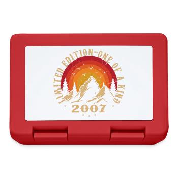Vintage 2007 Retro 2007 Anniversary Gift 2007 - Lunchbox - red - Front