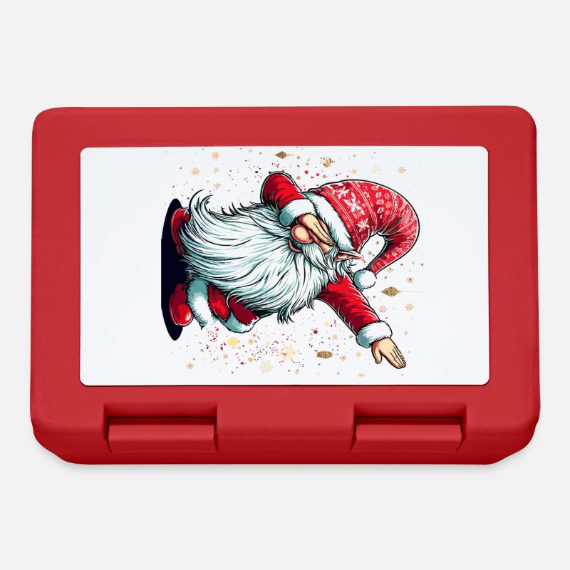 Dabbing Père Noël Dab Père Noël - Boîte à goûter - rouge